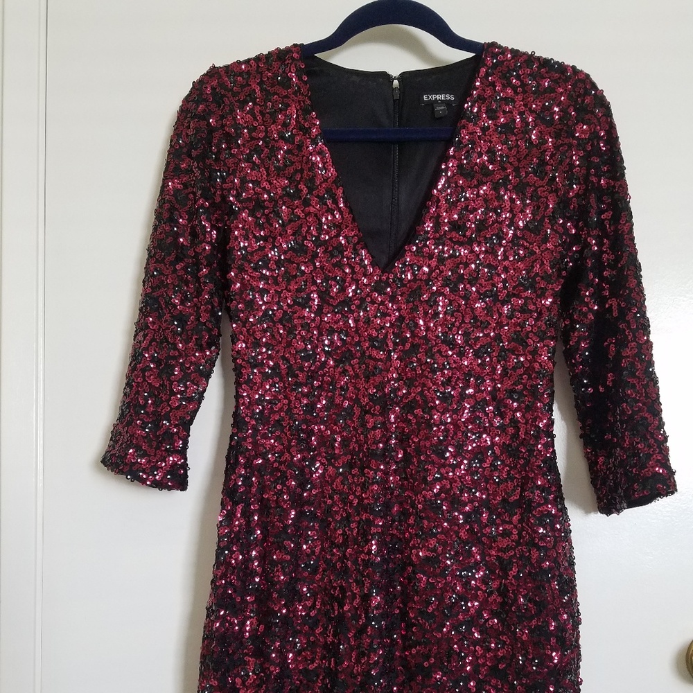 Sequined Cocktail Dress